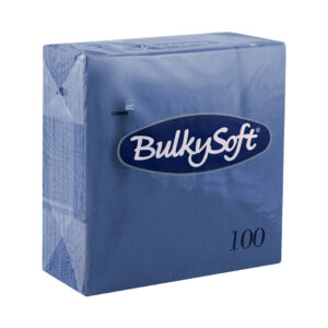 blue napkins