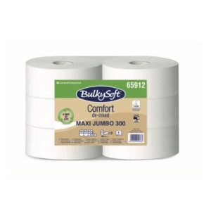 BulkySoft® Comfort Maxi Jumbo Toilet Paper - 300MT