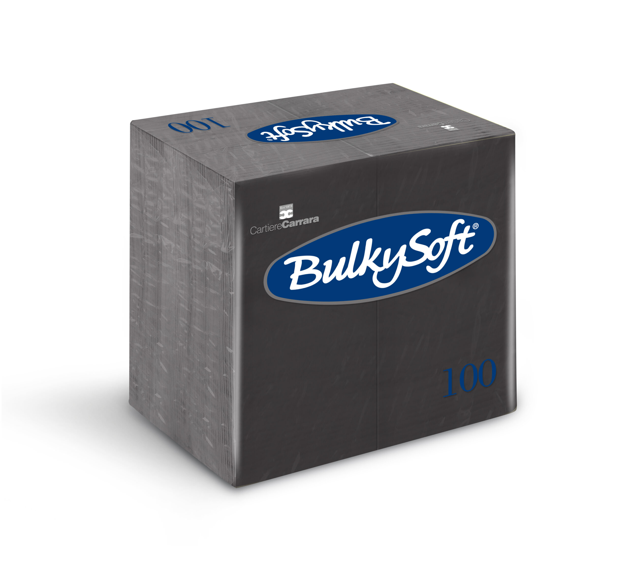 BulkySoft® Rainbow Napkins 40x40 2 Ply Black
