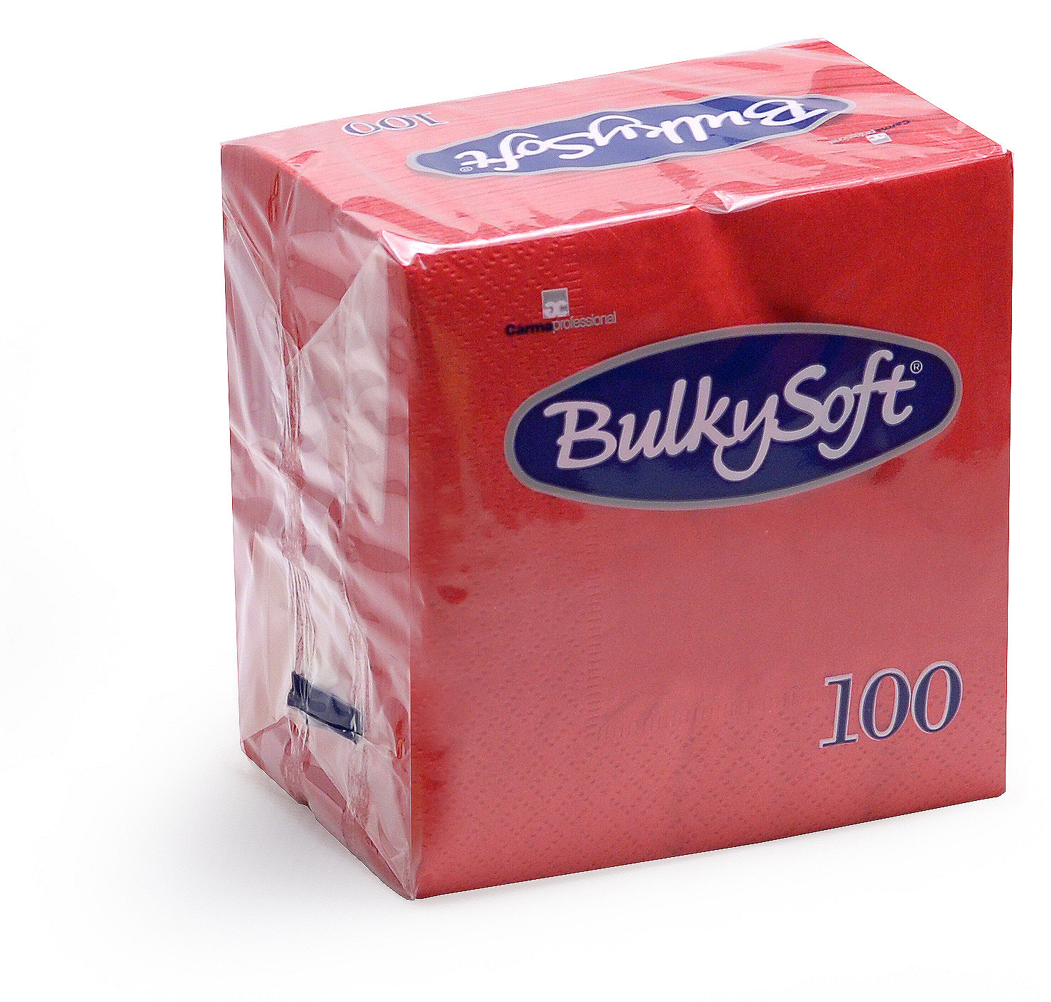 BulkySoft® Rainbow Napkins 40x40 3 Ply Red
